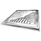 ralo grelha de aluminio com porta grelha concava 30 x 30 cm - ac vent