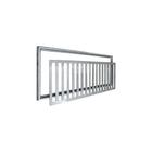 Ralo Grelha Linear 10X40 Cm Com Suporte Para Fixação