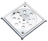 Ralo Grelha Quadrado Aço Inox 10x10 e 15x15