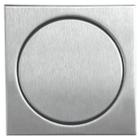 Ralo Inox Elegance Escovado 12,5cm x 12,5cm p/ Cx De 100mm