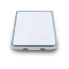 Ralo Inox Square Tampa Oculta Invisivel 10x10 Branco - Metal