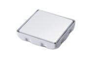 Ralo Inox Square Tampa Oculta Invisivel 10x10 Branco - Metal - Montelar Acabamentos