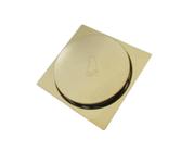 Ralo Inteligente Click Dourado 9,5 X 9,5 Cm - By Fineza