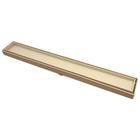 Ralo Invisivel Linear Oculto Banho Cozinha 5 x 70 cm Bege