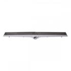 Ralo Linear Com Grelha Inox Luxo Estrela Com Sifao Removivel 5X 70Cm