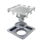 Ralo Linear de Tampa Oculta em Inox e PVC Square Line 10cm