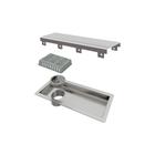 Ralo Linear Elleve Tiny 1800 25cm com Tampa Inox