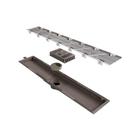 Ralo Linear Elleve Versatile Oculto 50 Cm Com Saída Central - Ralo Linear