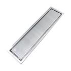 Ralo Linear Embralumi Oculto Invisível Piso Aço Inox 40x10cm