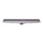 Ralo Linear Grelha Aço Inox Sifonado Cinza 5x70cm Estrela