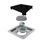 Ralo Linear Inox 15 cm x 15 cm Square Black Matte