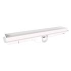 Ralo Linear Invisível Oculto Sifonado Branco 5X50Cm Estrela