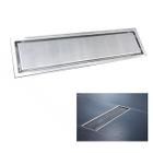 Ralo Linear Oculto 20cm Invisivel Aço Inox Anti Odor Anti Inseto Banheiro Lavabo Resistente Seguro Higienico