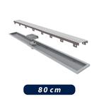 Ralo linear royal tampa inox 80cm - elleve