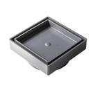 Ralo Oculto 10x10 Invisível Piso Porcelanato CINZA - CLICK