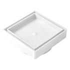 Ralo Oculto Invisivel Grelha Sifonado Porcelanato 12x12cm - Boutique da Segurança