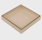 Ralo Oculto Quadrado Universal Bege 15x15 Astra