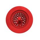 Ralo Para Pia Em Silicone Vermelho D6461-VM - MILK