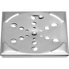 Ralo quadrado Inox - 15 X 15 CM