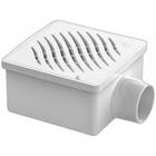 Ralo Sifonado Tigre Quadrado Branco 100X53X40Mm - RCD