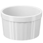 Ramekin Grande 220ml Branco Plástico Canelado Petisqueira Potinho Molho Petiscos Coza