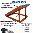 Rampa Pet Antiderapante Regulavel Ajustavel Gato E Cachorro 68CM