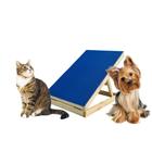 Rampa Pet MEG cor AZUL antiderrapante com 3 níveis de altura / portátil / escada pet / rampa auxiliar para cães e gatos