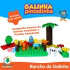 Rancho da Galinha Pintadinha com 28 Blocos de Montar Monte Libano