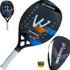 Raquete Beach Tennis Camewin Fibra Carbono 18K Profissional