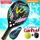 Raquete Beach Tennis Camewin Full Carbon +