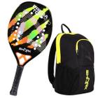 Raquete Beach Tennis Shark Predator 22Mm 2025 + Mochila Tour