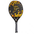 Raquete de Beach Tennis 22mm Killer Bee Beetrue Preto e Amarelo - AMA SPORT