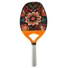 Raquete de Beach Tennis Fast Ball Série Fiber Glass Flower