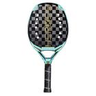 Raquete de Beach Tennis Heroes Revenge Tiffany/Gold Carbono 15k