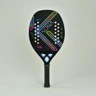 Raquete de Beach Tennis Kona K-Doze Glossy Leo Branco 2024 Carbono 12K