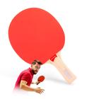 Raquete De Tênis De Mesa Ping Pong Controle Da Pista E Campo