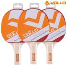 Raquete de Tênis de Mesa Ping Pong Profissional Impact 1000 Vollo Sports - 3 Unidades.