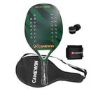 Raquete de tênis de padel CAMEWIN em fibra de carbono 18k 360g + 10g