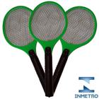 Raquete elétrica mata mosquito kit 3 peças Verde CBRN05598