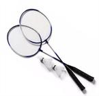 Raquetes Badminton com peteca Kit para jogar