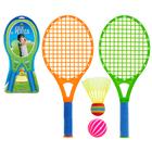 Raquetes e Peteca Badminton Jogo Infantil Art Brink