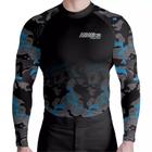 Rash Guard Camuflado Azul Atletica - Atlética Esportes