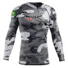 Rash Guard Jiu-Jitsu Treino Academia Camiseta Tecido Premium - Black Cat Sport Wear