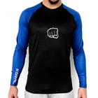 Rash Guard Koral Neo M/L - Preto e Azul