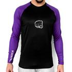 Rash Guard Koral Neo M/L - Preto e Roxo