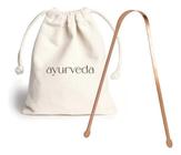 Raspador lingua em cobre com Saquinho de algodão