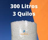 Raspas Flocos de Isopor 3 Kg (300 Litros) Enchimento de Puffs e Almofadas - RCAISOPOR