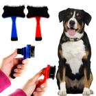 Rasqueadeira Auto-Limpante para Cães e Gatos Desembaraça e Remove Pelos Soltos