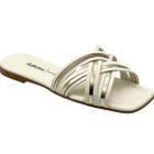 Rasteira Feminina Dakota Gold - Branco Off