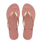 Rasteira Feminina Havaianas You Metallic Rosa Crocus - 4135